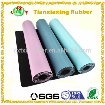 Anti deslizamiento PU Yoga mat, Eco Rubber Yoga Mat